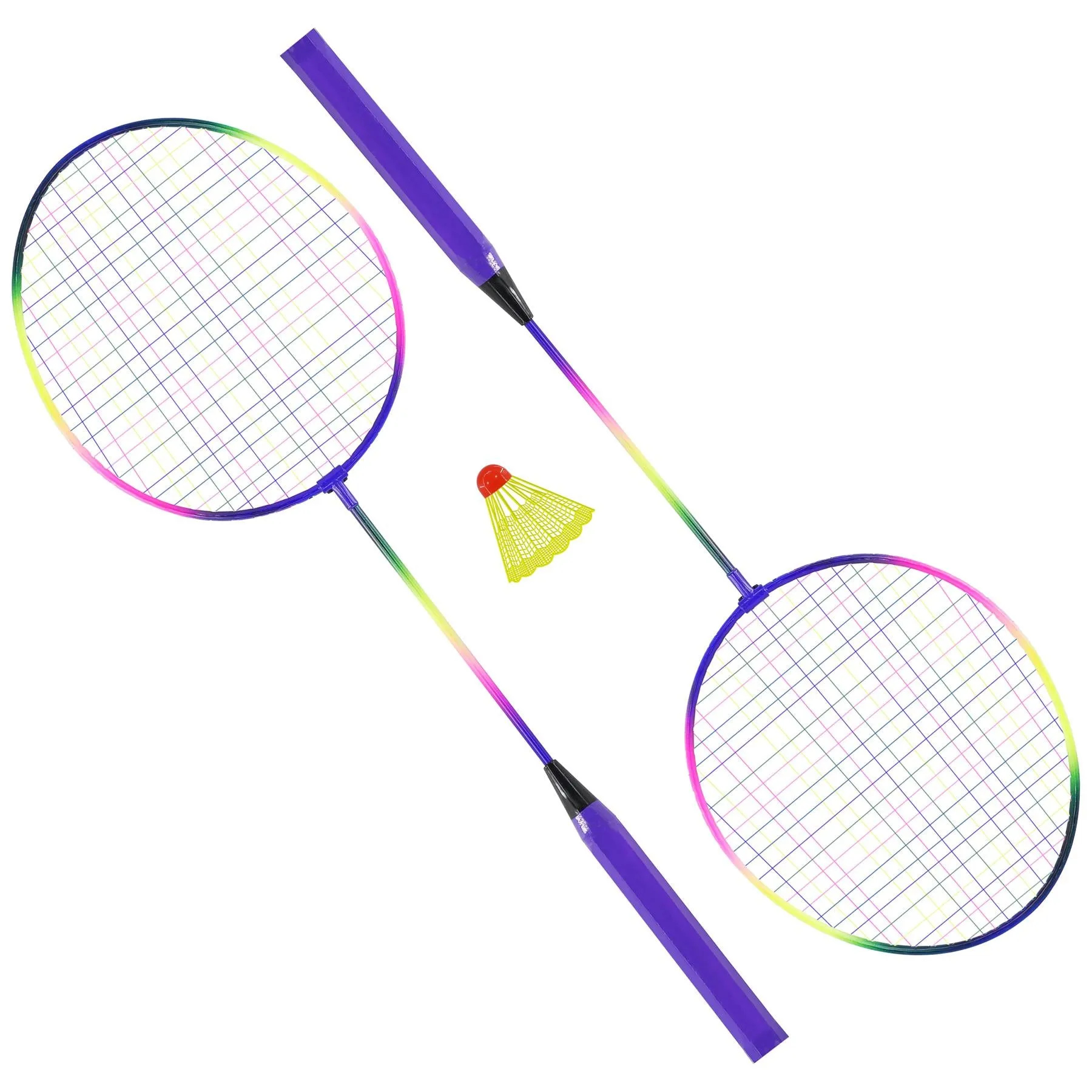 3 Piece  Multicoloured Badminton Racquet Set