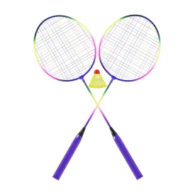 3 Piece  Multicoloured Badminton Racquet Set