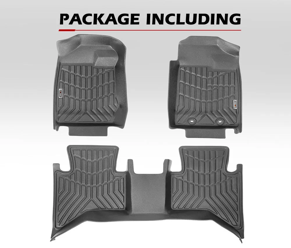 3D TPE Car Floor Mats for ISUZU D-MAX Dual Cab MY 2012~2020 JULY