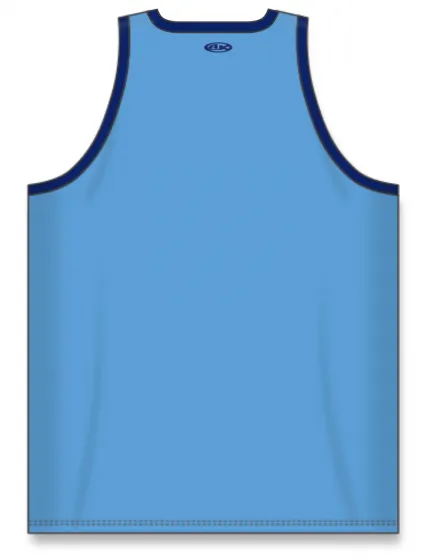 Athletic Knit (AK) B1325M-232 Mens Sky Blue/Navy League Basketball Jersey