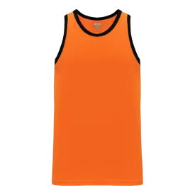 Athletic Knit (AK) B1325M-263 Mens Orange/Black League Basketball Jersey