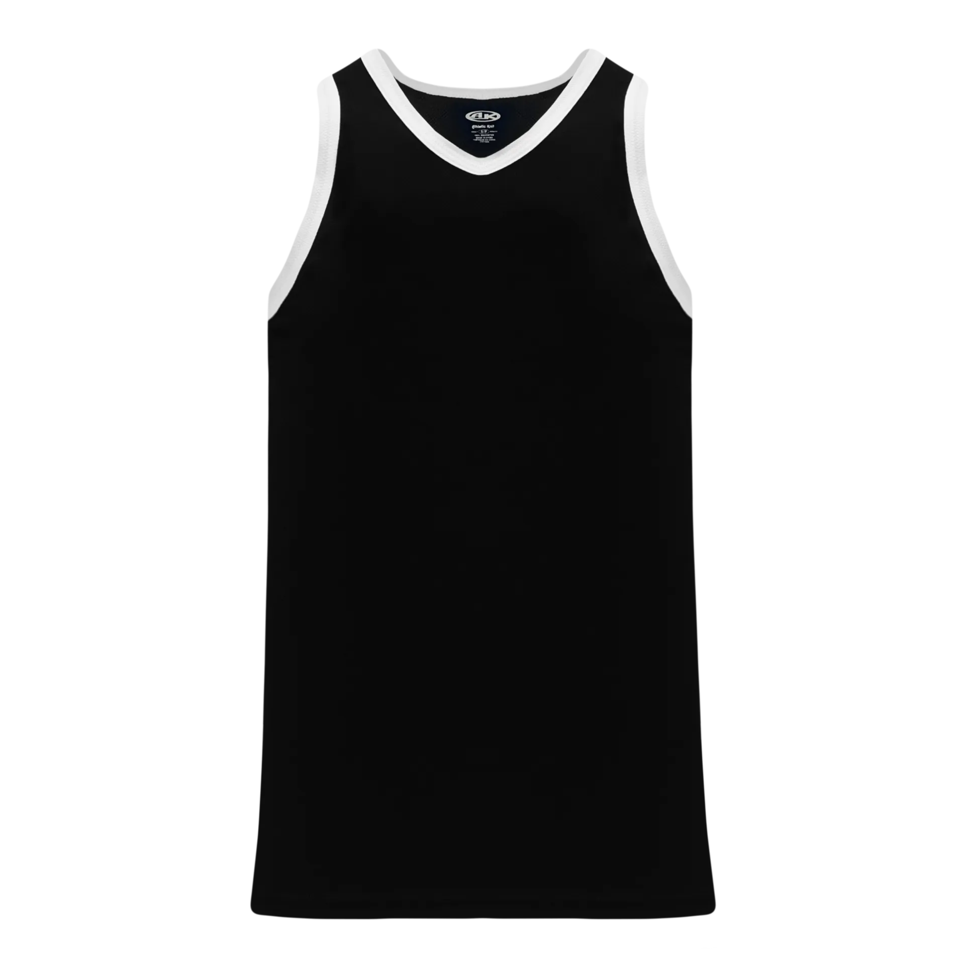 Athletic Knit (AK) B1325Y-221 Youth Black/White League Basketball Jersey