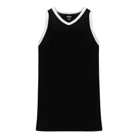 Athletic Knit (AK) B1325Y-221 Youth Black/White League Basketball Jersey