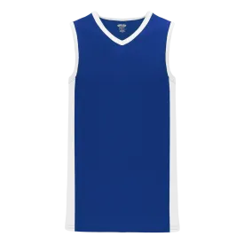 Athletic Knit (AK) B2115M-206 Mens Royal Blue/White Pro Basketball Jersey