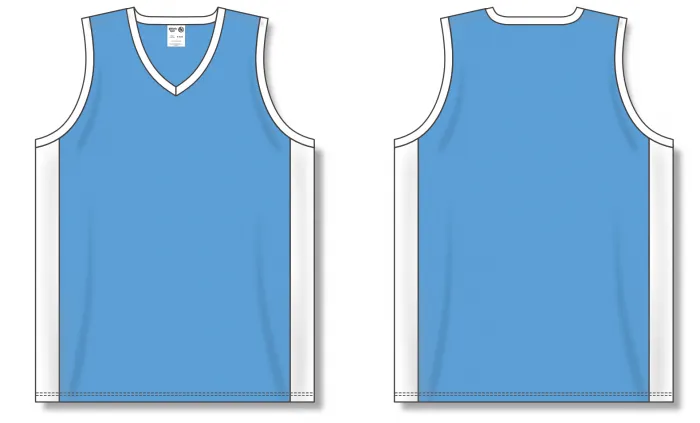 Athletic Knit (AK) B2115Y-227 Youth Sky Blue/White Pro Basketball Jersey