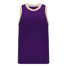 Athletic Knit Pro Cut Basketball Jersey With Knitted Trim