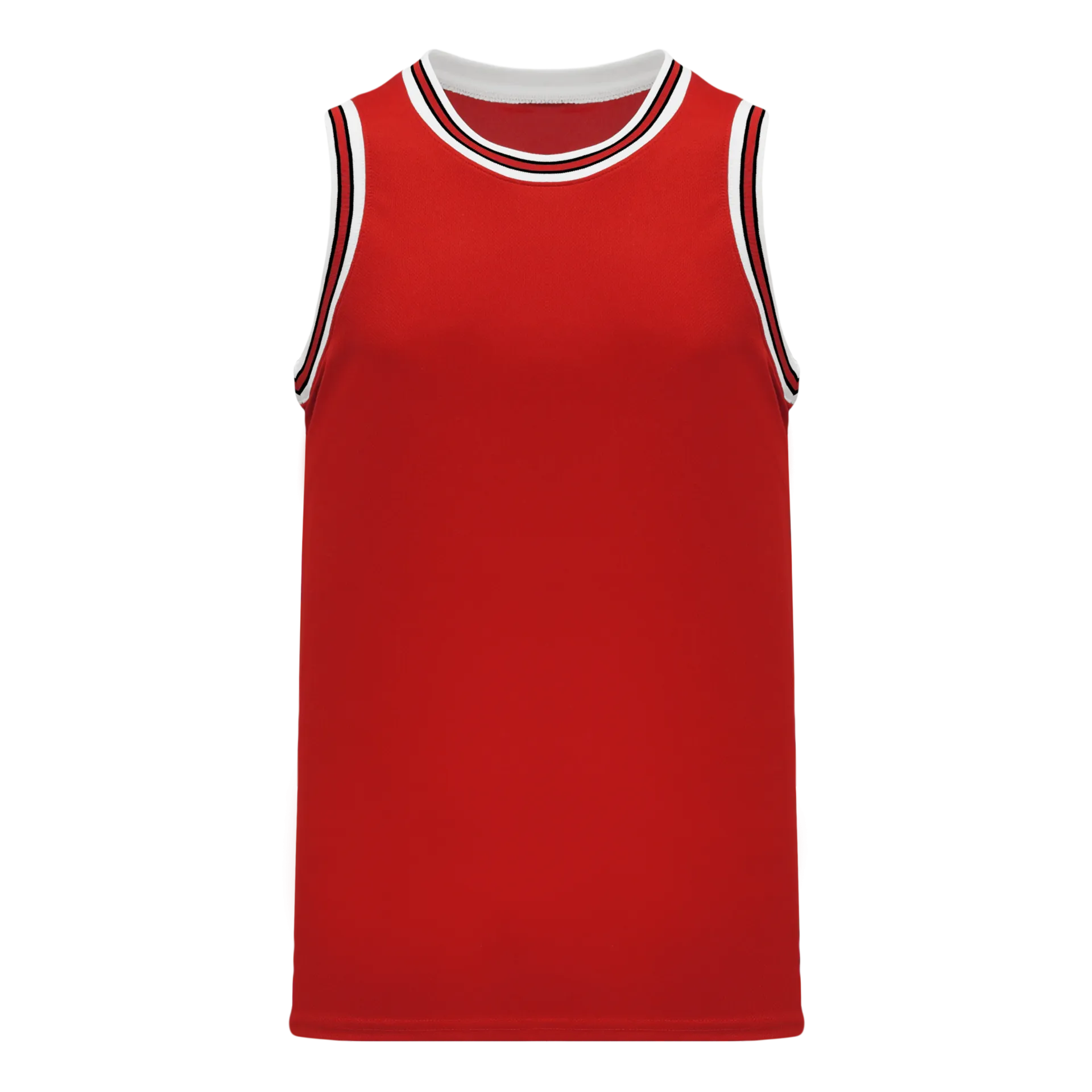 Athletic Knit Pro Cut Basketball Jersey With Knitted Trim