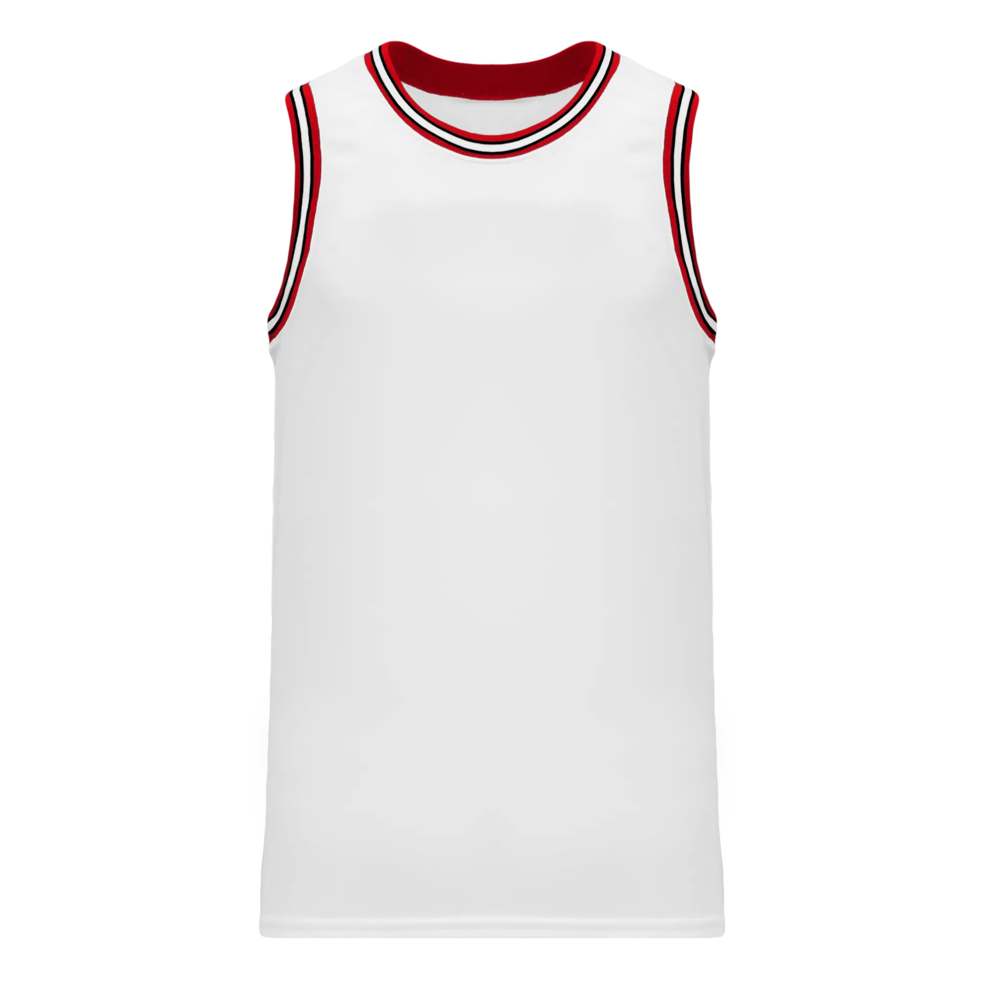 Athletic Knit Pro Cut Basketball Jersey With Knitted Trim