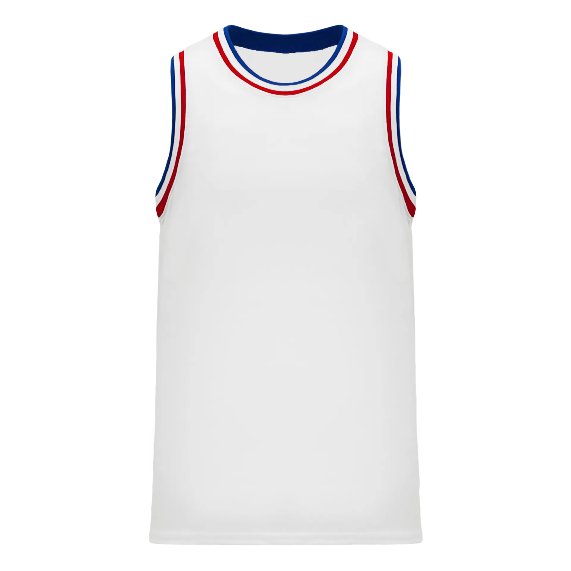 Athletic Knit Pro Cut Basketball Jersey With Knitted Trim