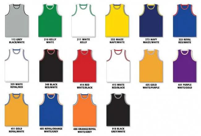 Athletic Knit Pro Cut Basketball Jersey With Knitted Trim