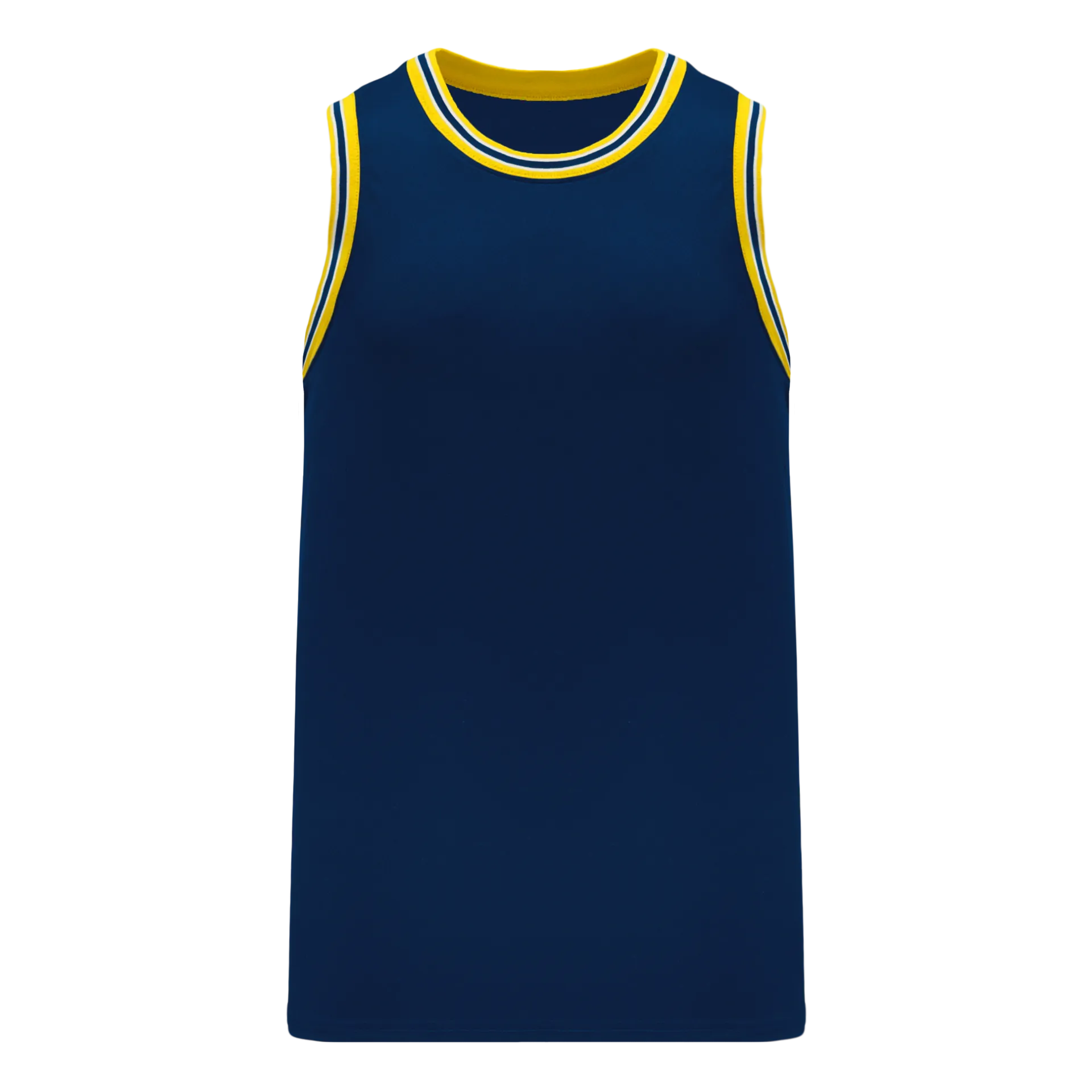 Athletic Knit Pro Cut Basketball Jersey With Knitted Trim