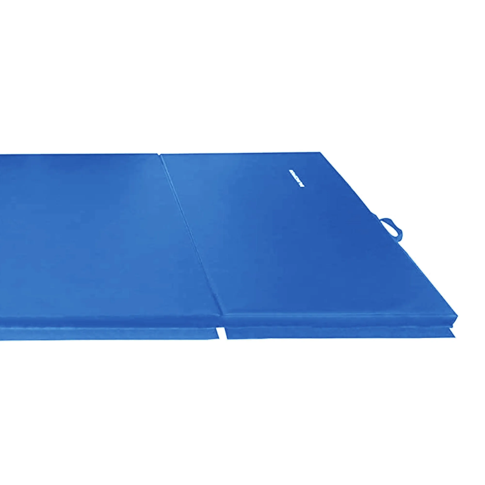 BalanceFrom 4' x 6' x 2" All Purpose Folding Gymnastics Gym Mat, Blue (Open Box)