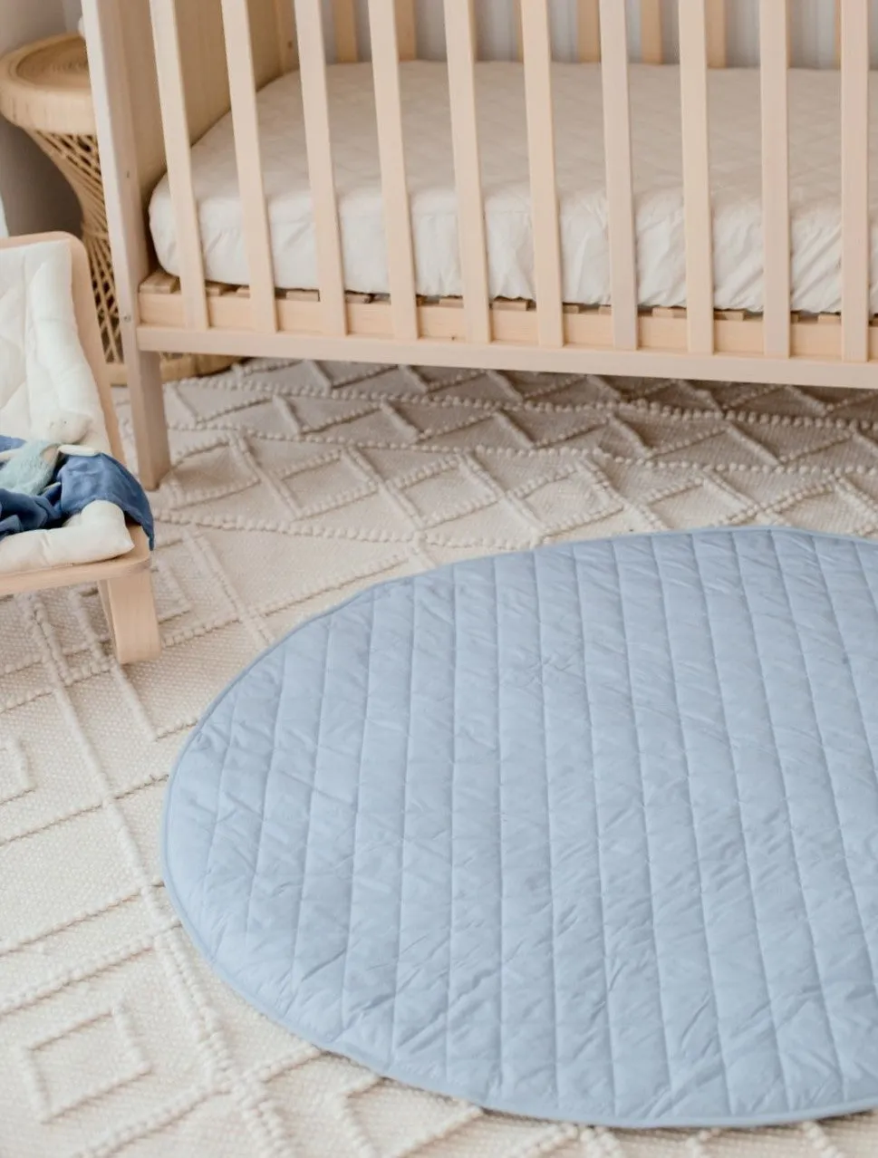 Bambella Designs Padded Waterproof Play Mat | Dusty Blue