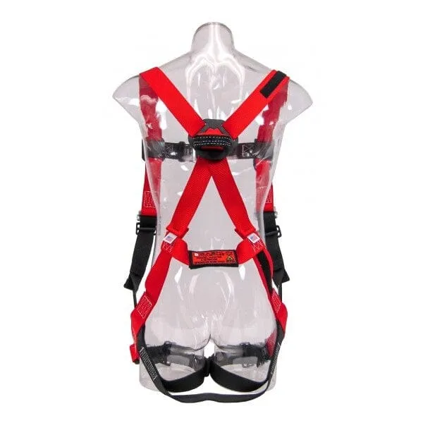 Bashlin Arc Flash Bucket Truck Harness W/ Quick Connect Buckles & Back Pad - Q662AA