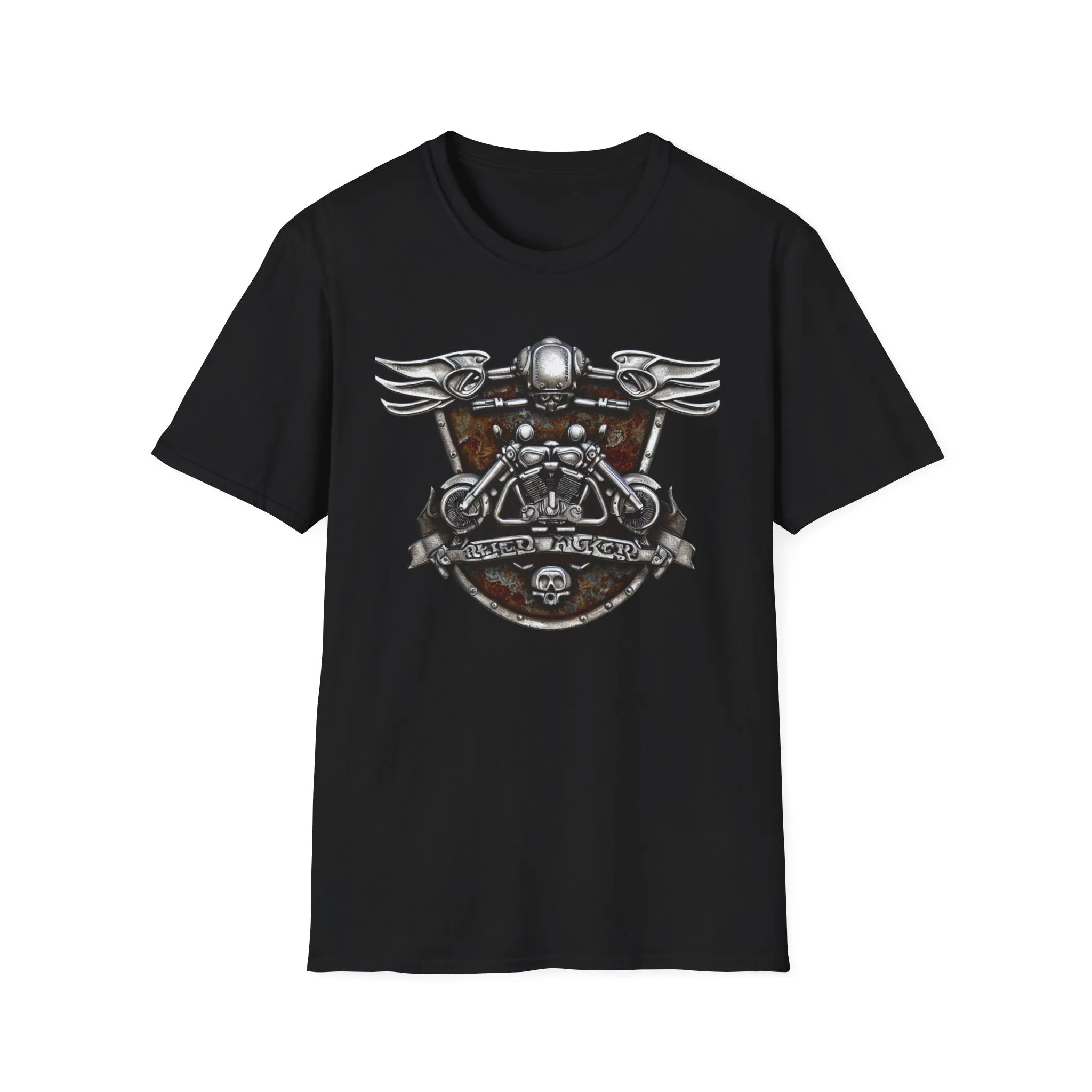 Biker T shirt Emblem