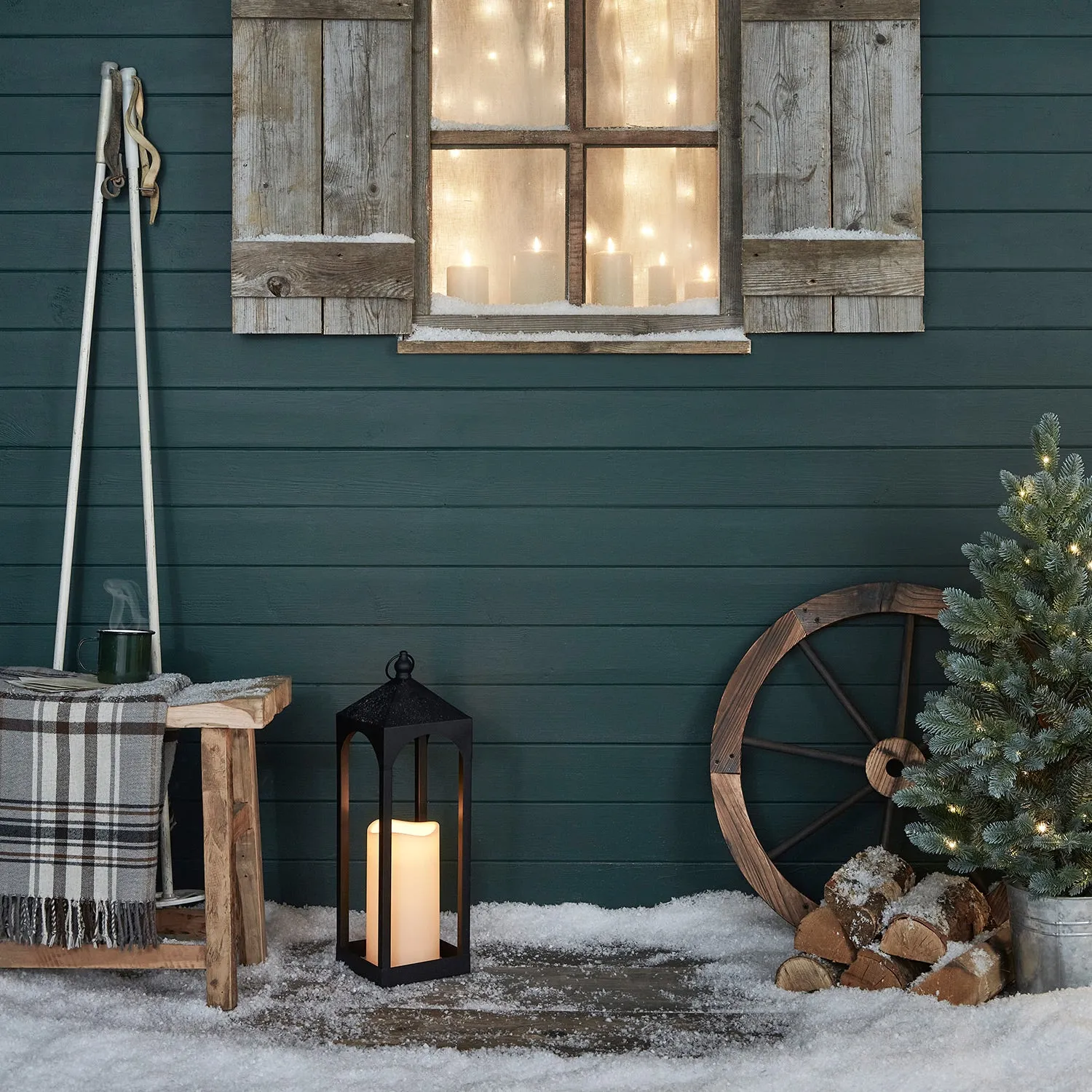 Black Porch Outdoor Lantern