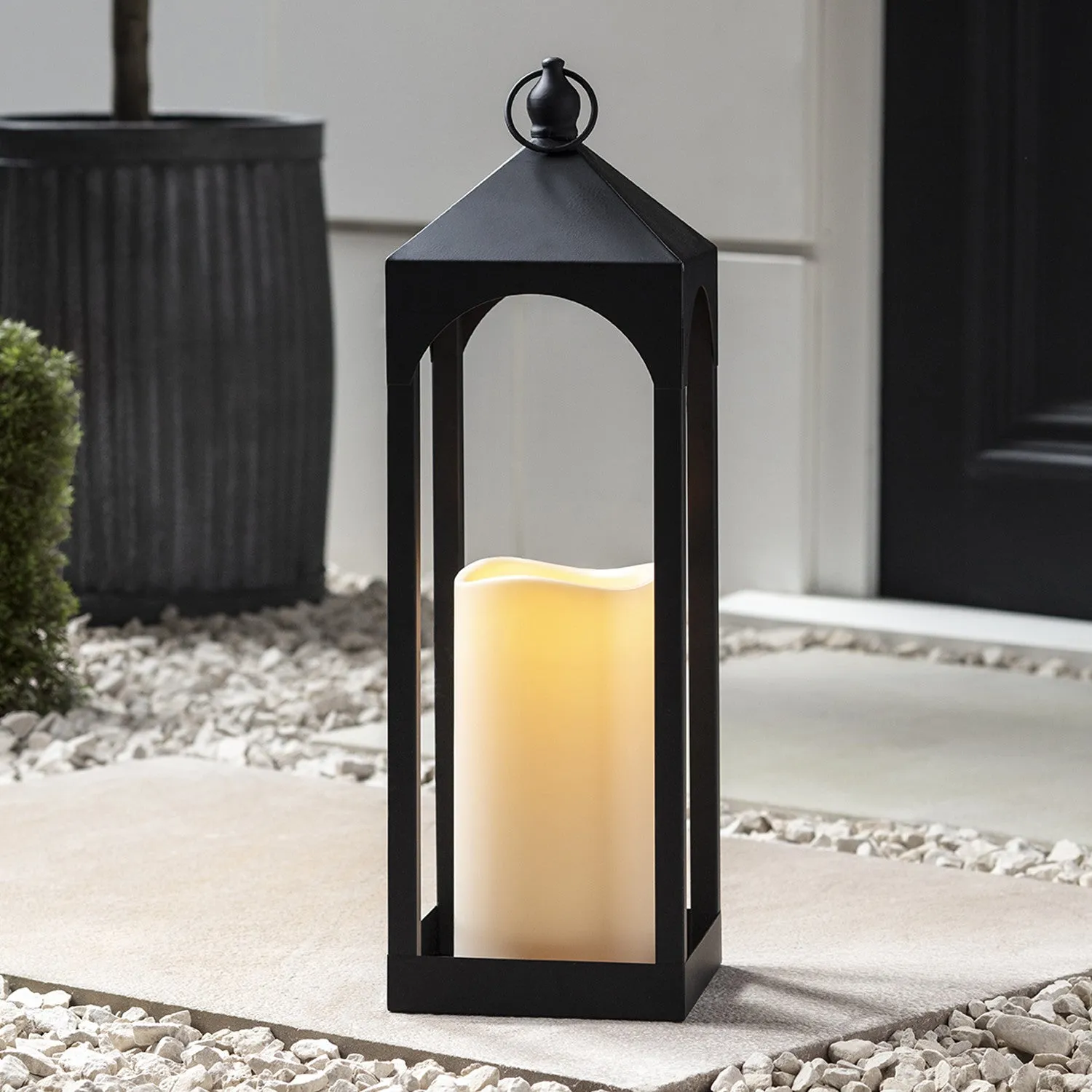 Black Porch Outdoor Lantern