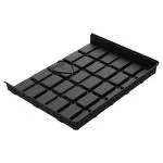 Botanicare 4'Wx3'L Black ABS End Tray