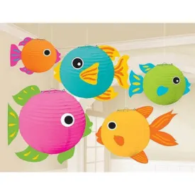 Bright Fish Paper Lanterns | 5 ct