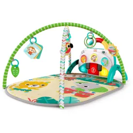 Bright Starts 4 in 1 Groovin Kicks Piano and Drum Baby Play Gym, Tropical Safari