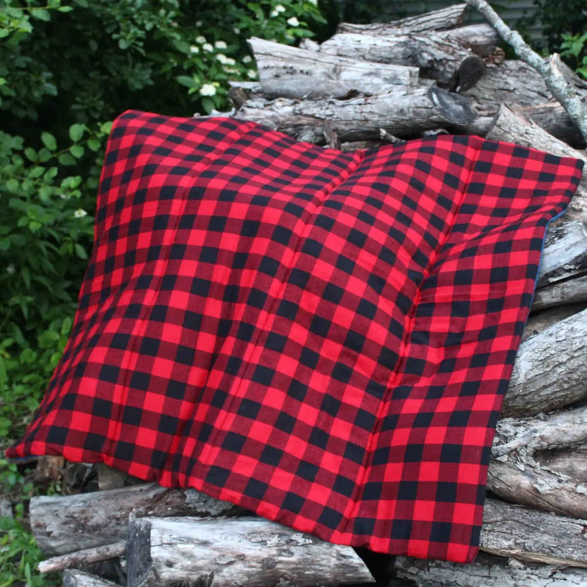 Buffalo Check Teepee Mat Baby Mat with Red and Black Checks