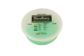 CanDo TheraPutty Exercise Putty, Green, Medium (4oz)