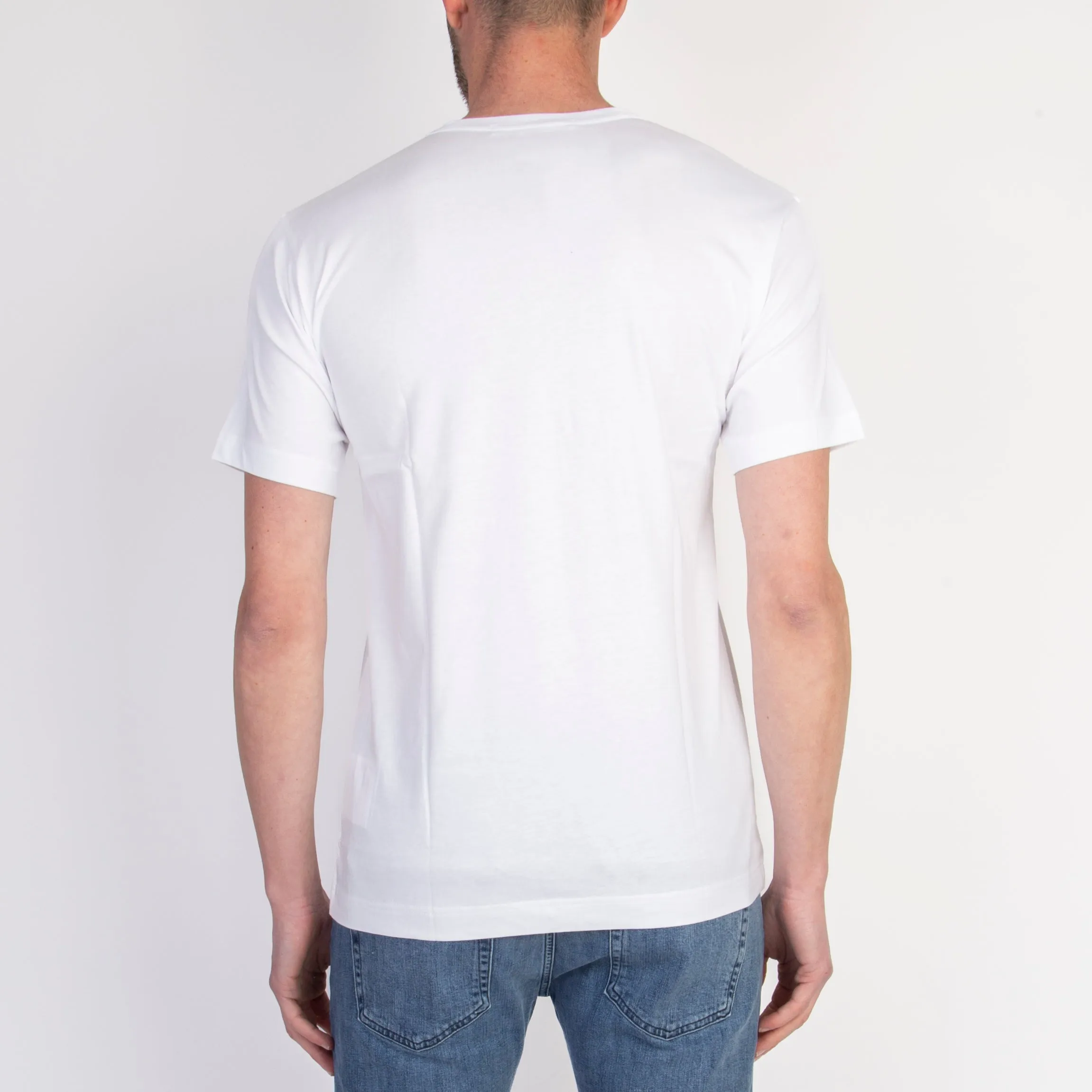 COMME DES GARCONS T-SHIRT FZ-T002-PER WHITE