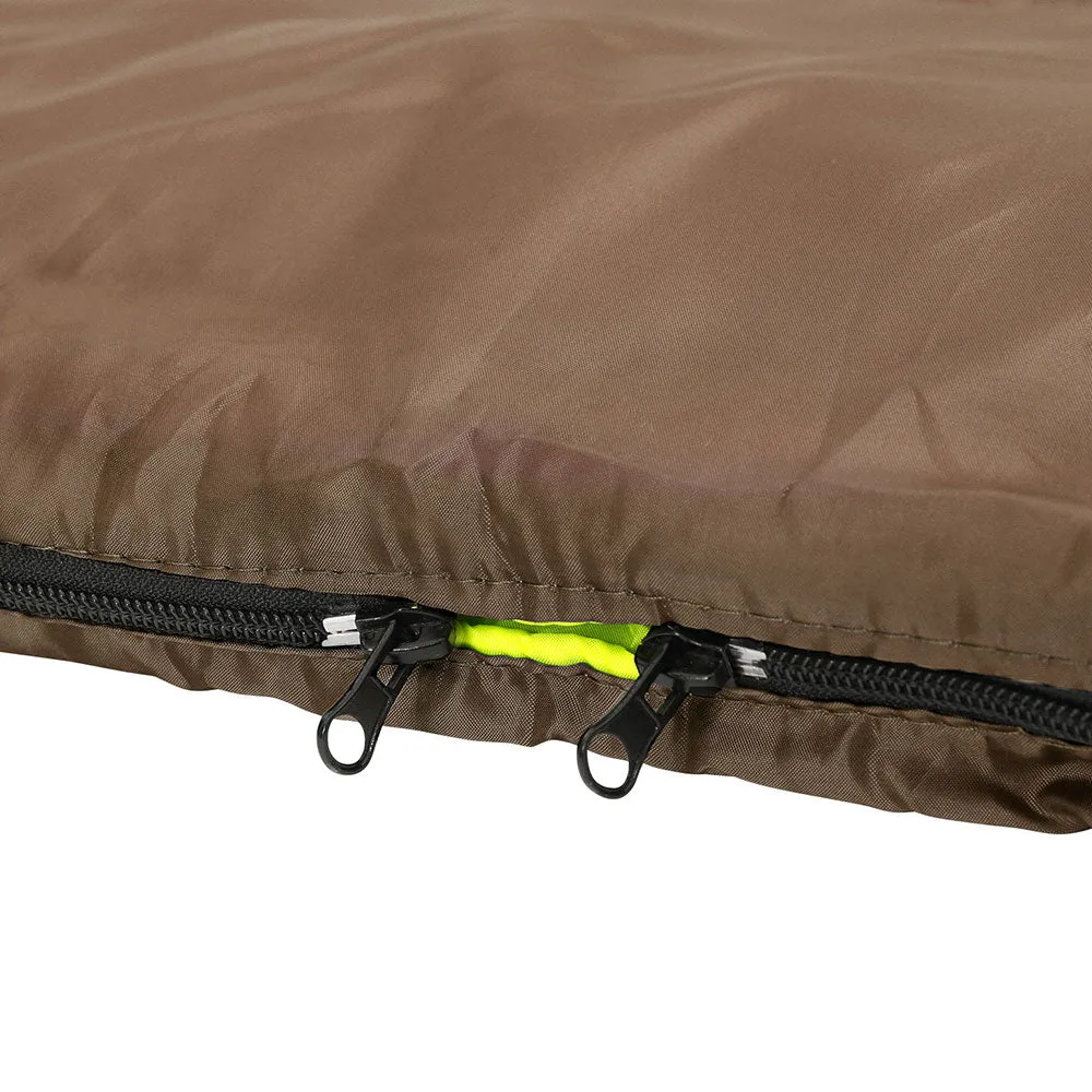 Convertible Thermal Double Sleeping Bag -5°C, Camping/Hiking | Weisshorn