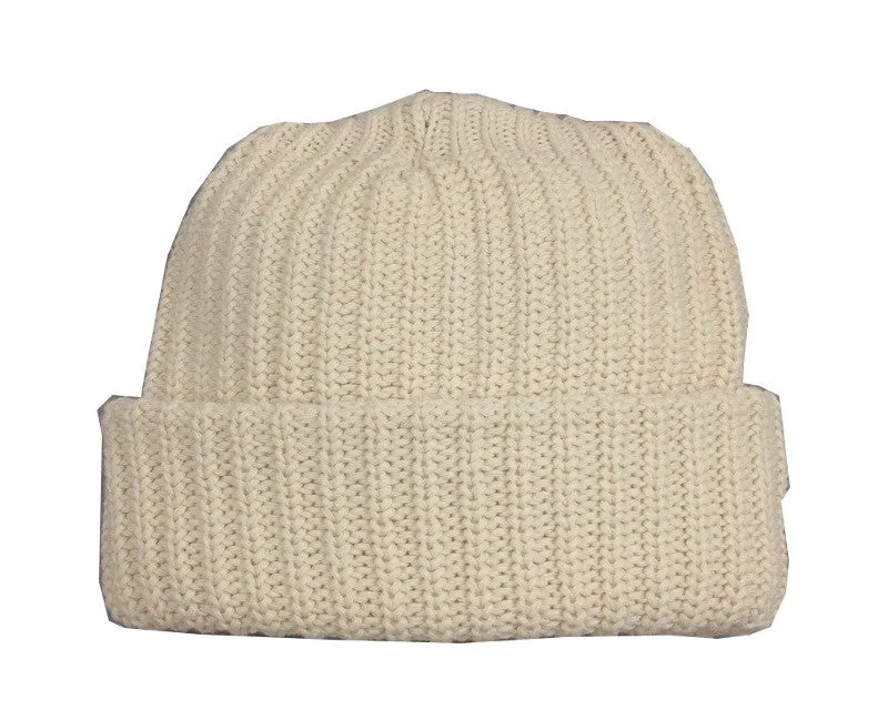 Cotton Knit Hats - Solid Colors