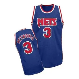 Drazen Petrovic New Jersey Nets Throwback Basketball Jersey