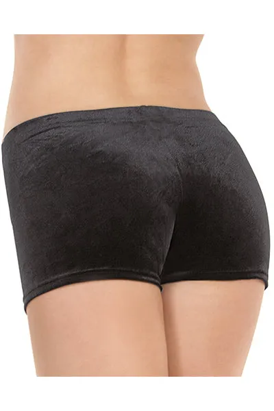 Eurotard 3216A Womens Soft Velvet Booty Shorts