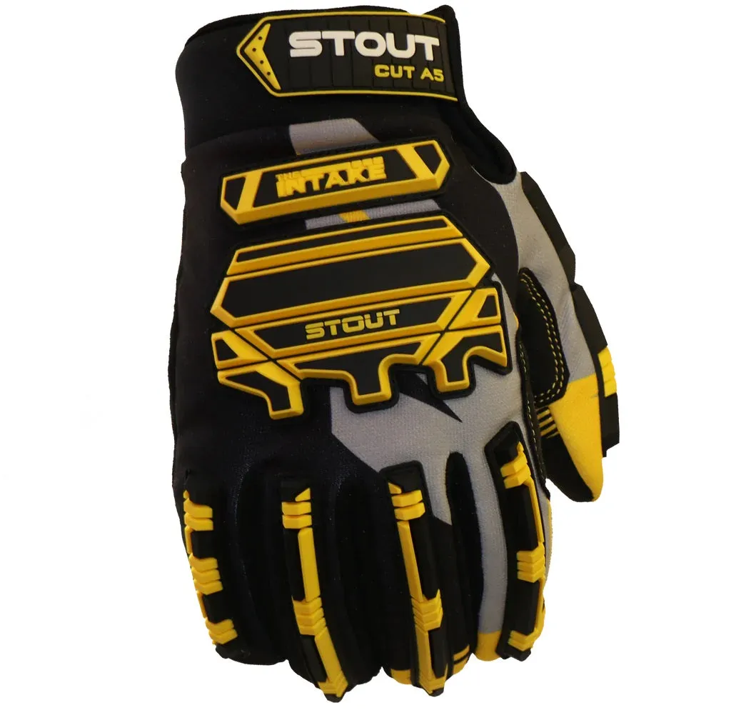 Extreme Series Impact Glove WMXI-3240 Yellow And Black XL