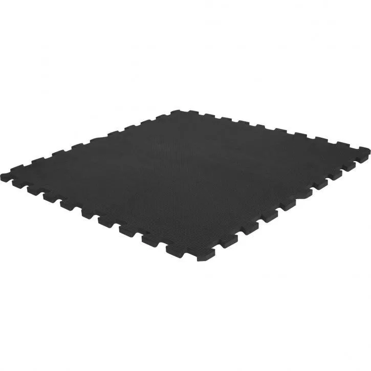 Floor Mat Set - 8 Mats - Black