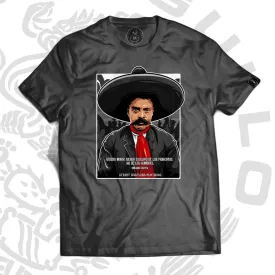 GENERAL ZAPATA CHARCOAL T-SHIRT