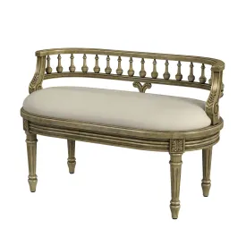 Hathaway 37" Upholstered Bench in Beige  2625424