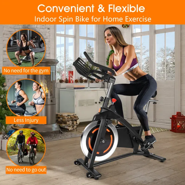 Indoor Spin Bike Cycling Stationary Exercise Bikes for Home Gym