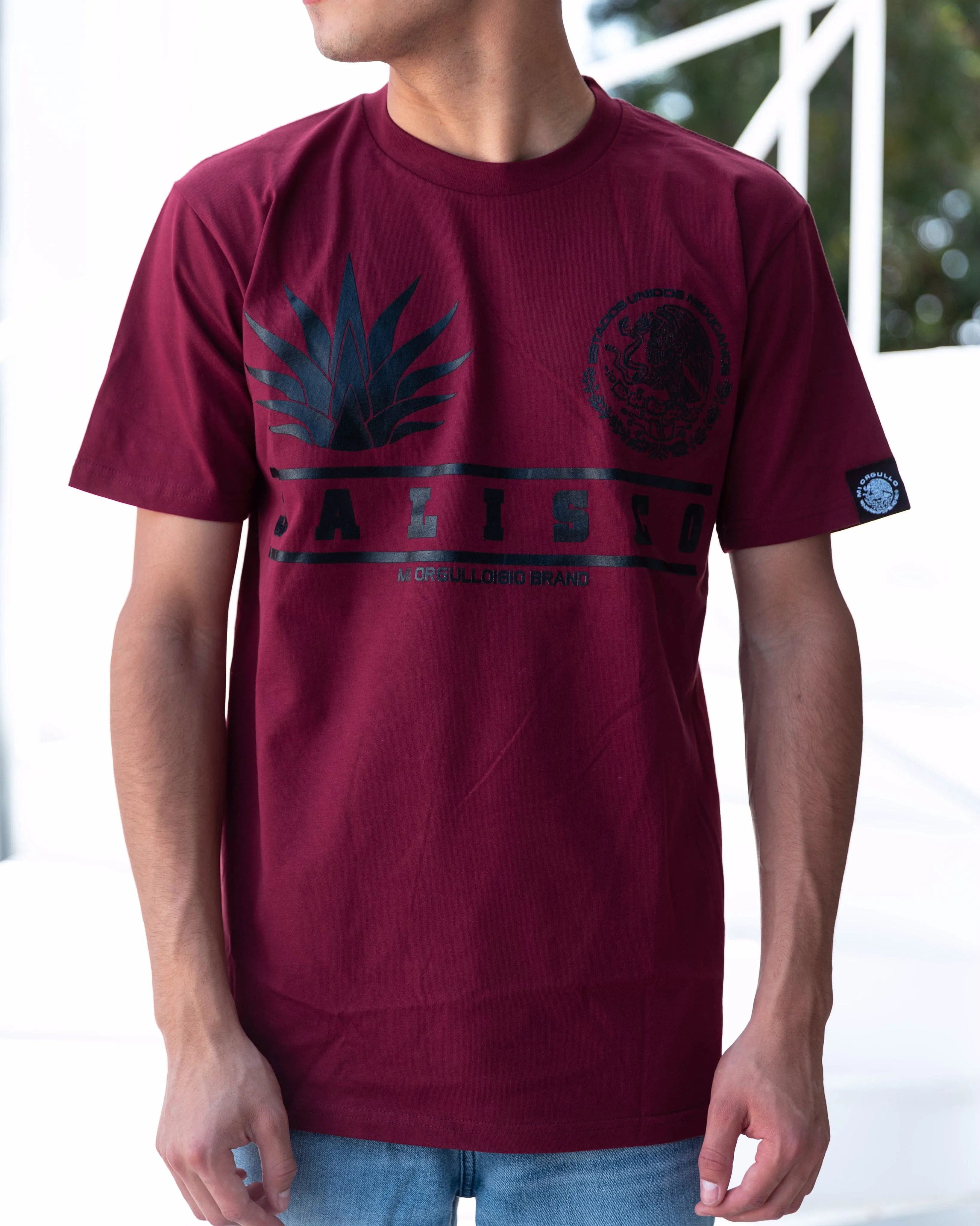 JALISCO AGAVE CLASSIC T-SHIRT (BURGANDY)