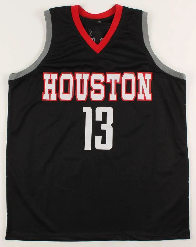 James Harden Signed Houston Rockets Jersey Black (Beckett)