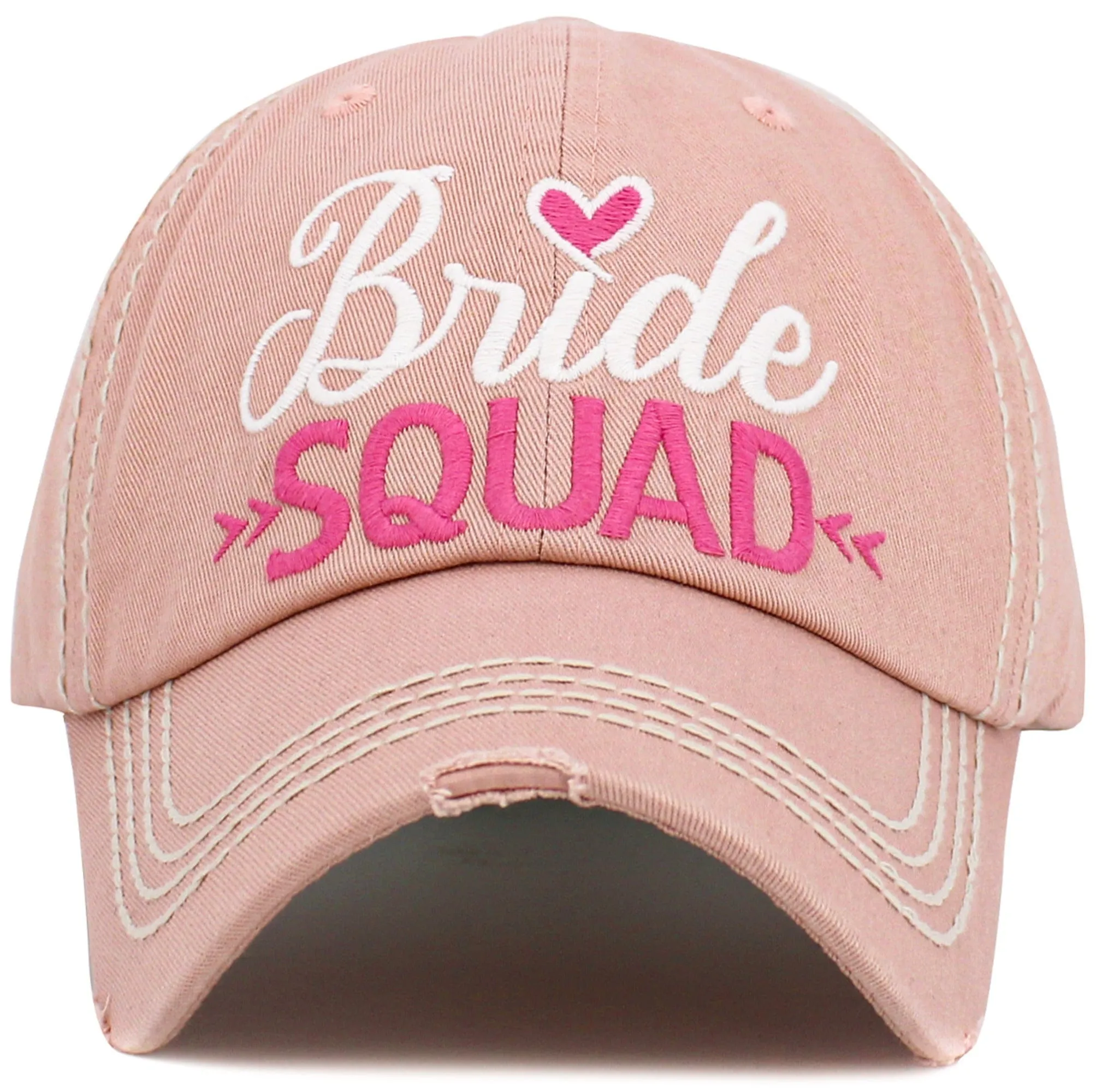 KBV1586 Bride SQUAD Washed Vintage Ballcap