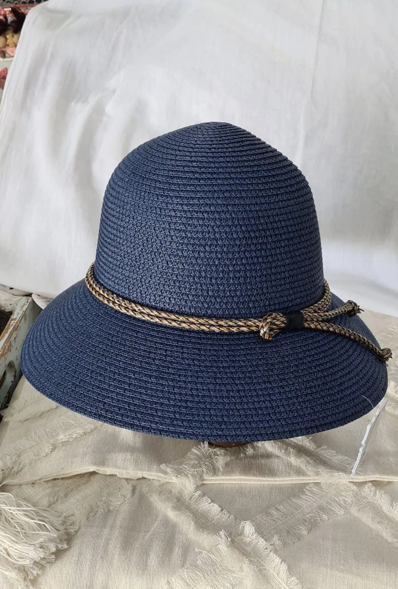 L2309-Ladies Bucket with Rope Loop Wide Brim Hat