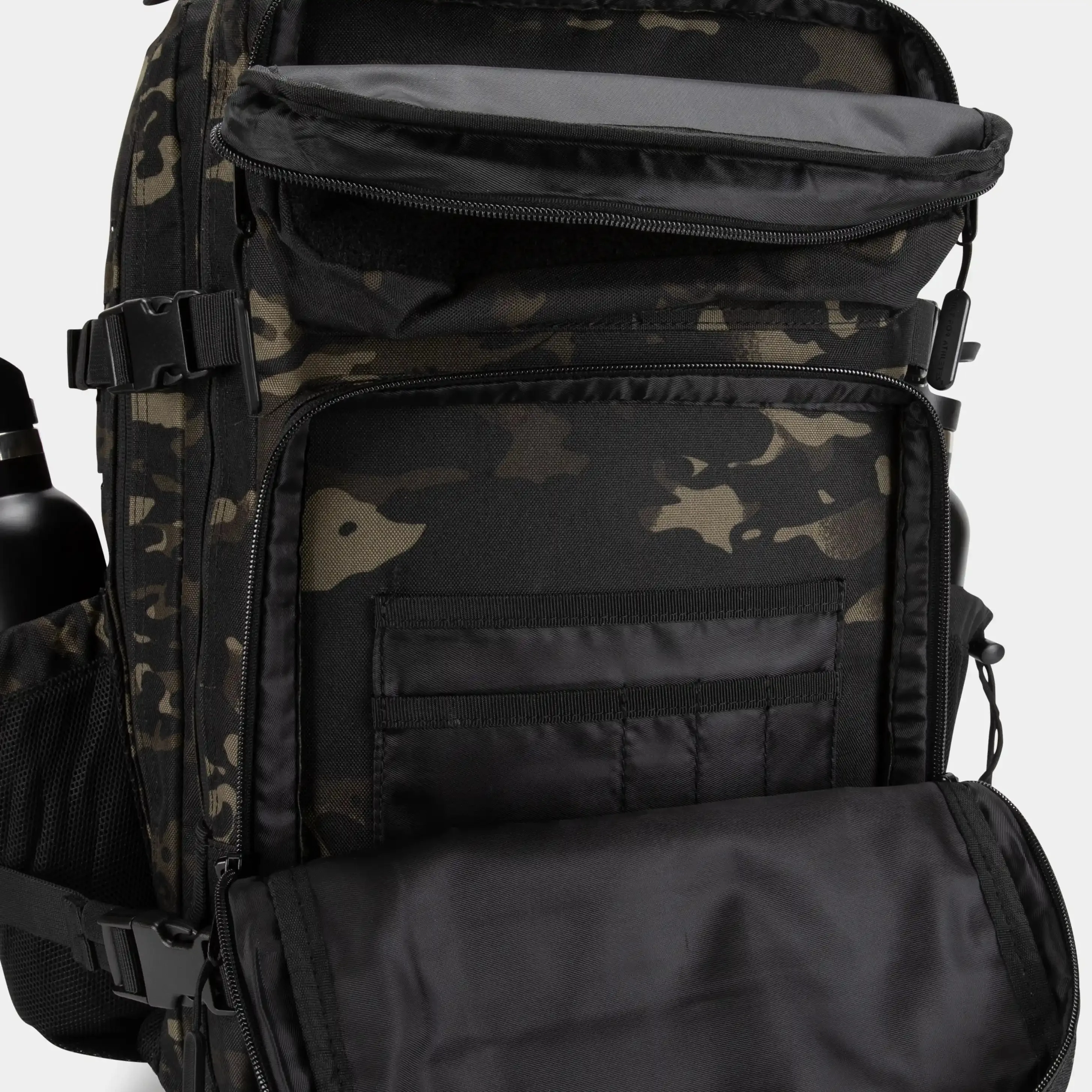 Large Black Camo Gym Backpack