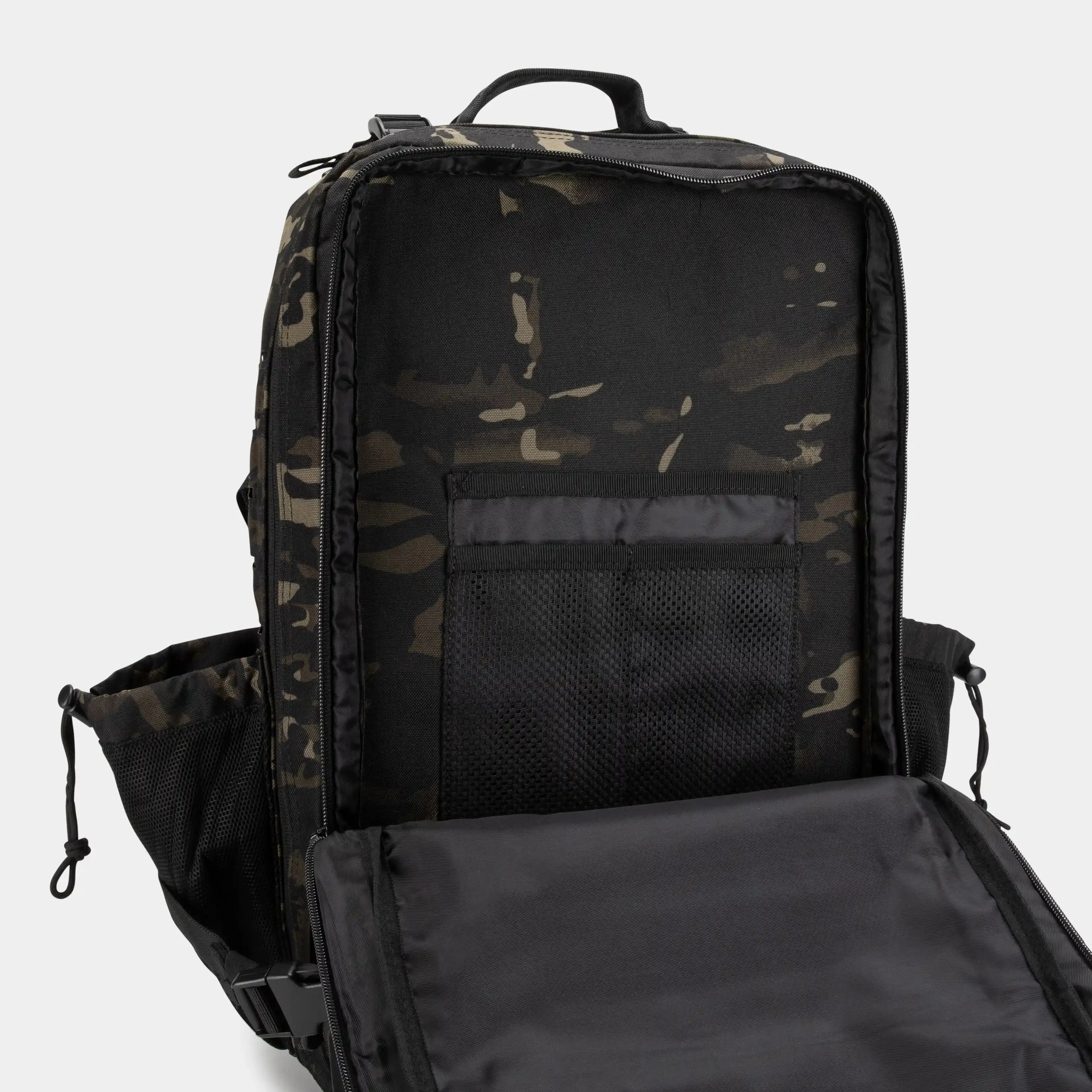 Large Black Camo Gym Backpack