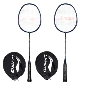 Li-Ning Mega Power MP9 Strung Badminton Racquet (2Pcs Racket)