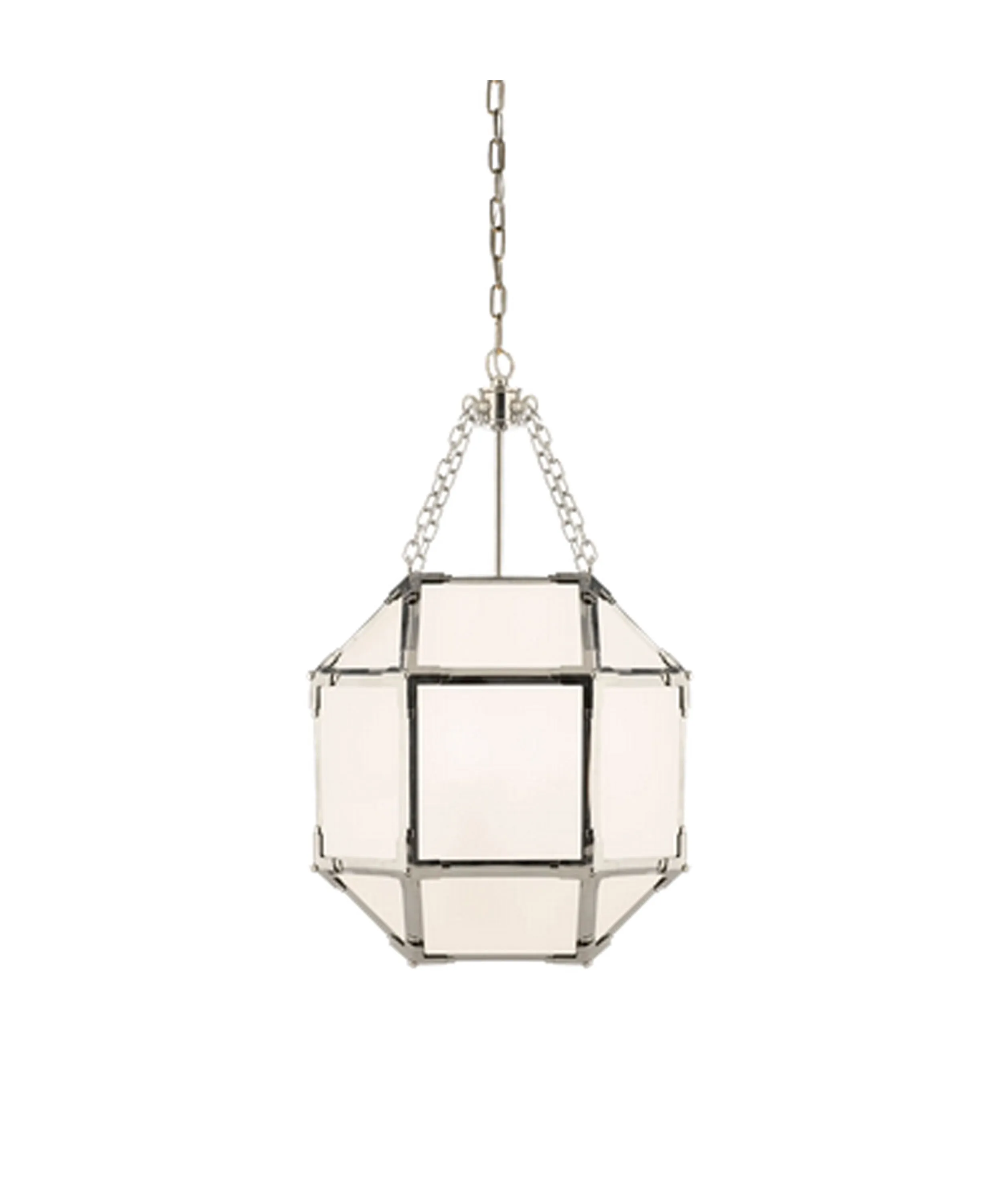 Morris Small Lantern, Polished Nickel