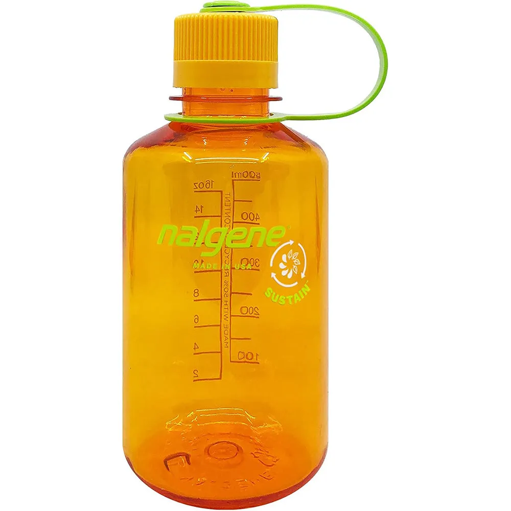 Nalgene 500ml Narrow Mouth Tritan Sustain Water Bottle