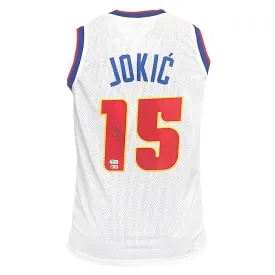 Nikola Jokic Signed Denver White 2021 Basketball Jersey (Beckett)