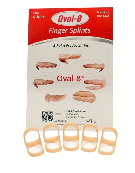 Oval 8® Finger Splints 5PK - Beige