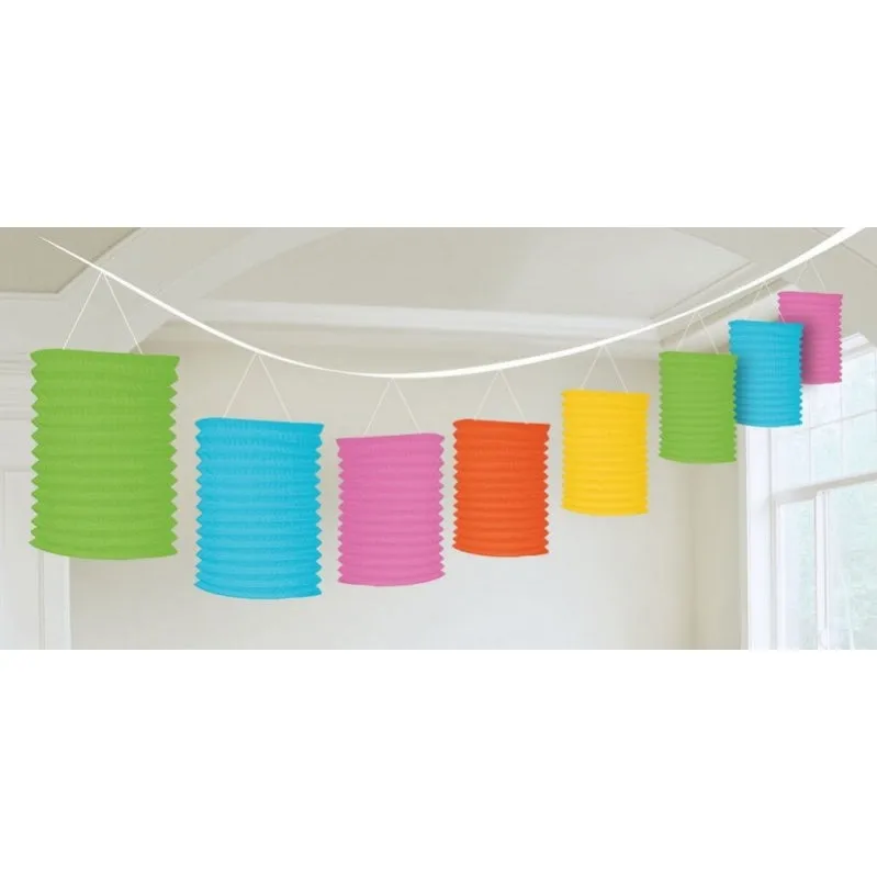 Paper Lantern Garland 365cm Each