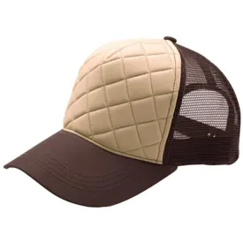 Quilted Foam Front Trucker Mesh Hats