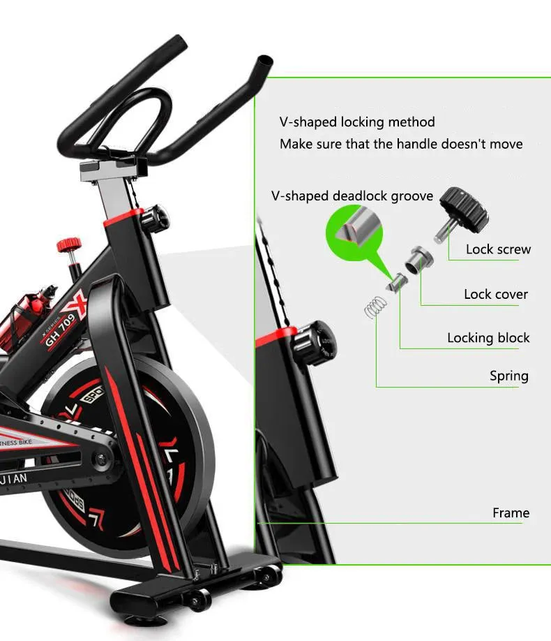 Stationary Indoor Cycling Spin Workout Bike